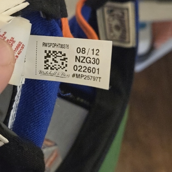 New York Knicks Mitchell and Ness NBA Basketball Snapback Hat Cap Nostalgia Retr - Picture 10 of 10